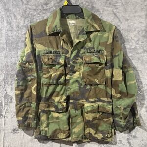 US 85th Army Infantry Division "CD" Camo Pattern Combat Jacket Men's Sz Medium